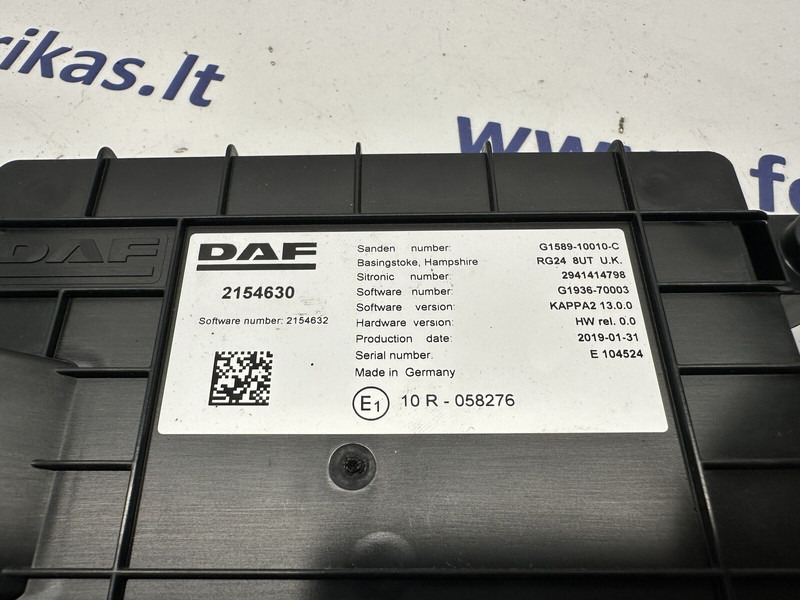 DAF A/C heater control unit module - Bloc de gestion pour Camion: photos 4 DAF A/C heater control unit module - Bloc de gestion pour Camion: photos 4