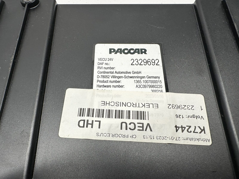 DAF VECU 24V - Bloc de gestion pour Camion: photos 3 DAF VECU 24V - Bloc de gestion pour Camion: photos 3