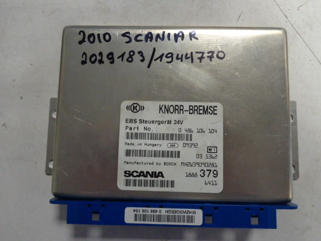 KNORR-BREMSE EBS control unit - Bloc de gestion pour Camion: photos 1 KNORR-BREMSE EBS control unit - Bloc de gestion pour Camion: photos 1