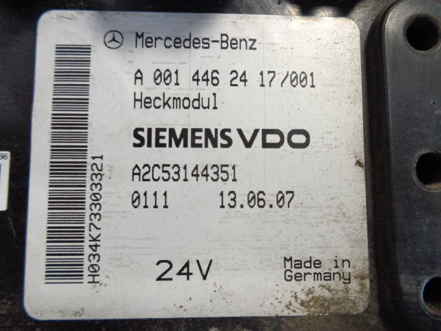 Mercedes-Benz heckmodul control unit A ( WORLDWIDE DELIVERY - Bloc de gestion pour Camion: photos 2 Mercedes-Benz heckmodul control unit A ( WORLDWIDE DELIVERY - Bloc de gestion pour Camion: photos 2