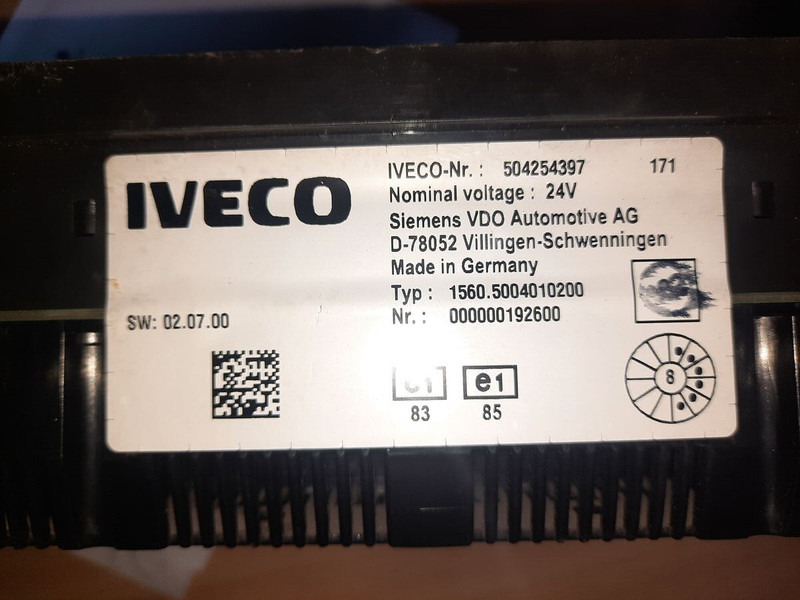 Iveco климат контроль Iveko - Panel de instrumentos: photos 4 Iveco климат контроль Iveko - Panel de instrumentos: photos 4