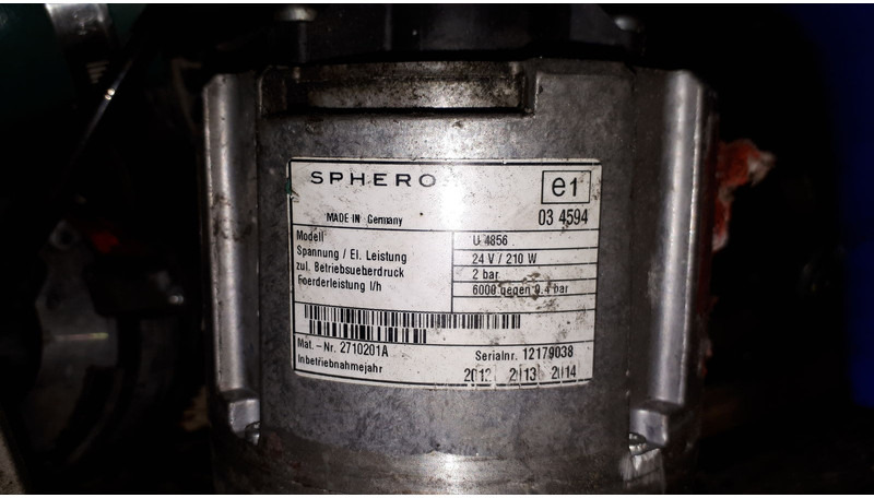 Scania Sphero U4856 - Pompe à liquide de refroidissement: photos 1 Scania Sphero U4856 - Pompe à liquide de refroidissement: photos 1