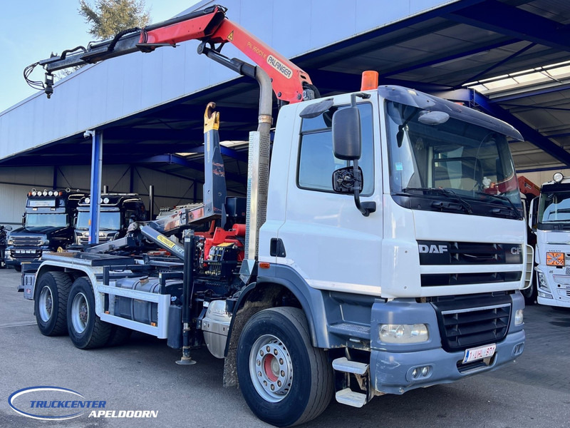 DAF CF 85.410 6x4 Steel springs, Palfinger PK 16001, Palift - Camion ampliroll, Camion grue: photos 1 DAF CF 85.410 6x4 Steel springs, Palfinger PK 16001, Palift - Camion ampliroll, Camion grue: photos 1