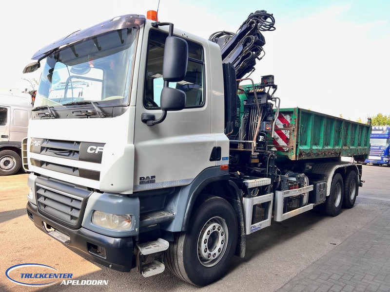 DAF CF 85.410 ATE, Hiab 166, 6x4 Steel spring - Camion benne, Camion grue: photos 3 DAF CF 85.410 ATE, Hiab 166, 6x4 Steel spring - Camion benne, Camion grue: photos 3