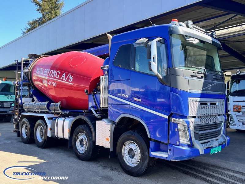 Volvo FH 750 Liebherr 9m3, Conveyer 12+4+1 (Quick coupler!) - Camion malaxeur: photos 1 Volvo FH 750 Liebherr 9m3, Conveyer 12+4+1 (Quick coupler!) - Camion malaxeur: photos 1