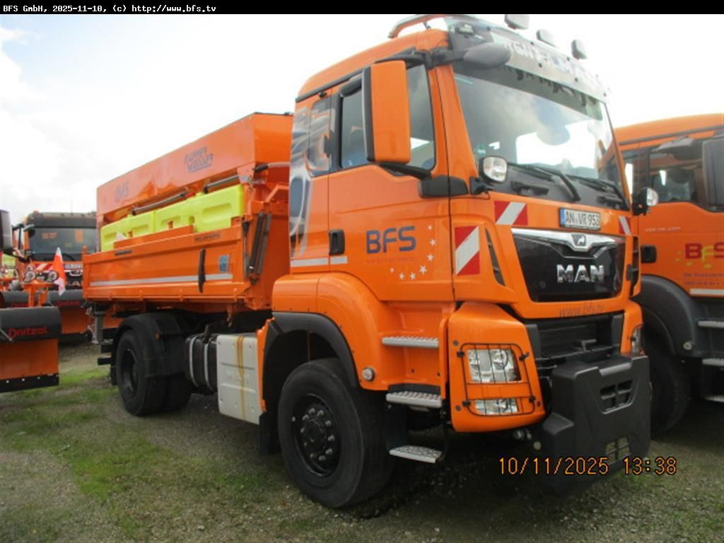 MAN TGS 18.400 4x4 BL Winterdienst, Kipper - Camion benne: photos 1 MAN TGS 18.400 4x4 BL Winterdienst, Kipper - Camion benne: photos 1