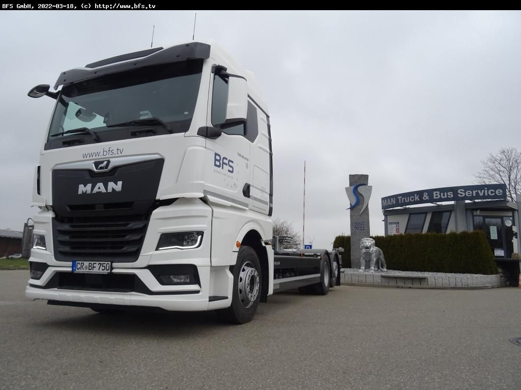 MAN TGX (TG3) 26.470 6x2-4 LL BDF Mildner - Camion porte-conteneur/ Caisse mobile: photos 1 MAN TGX (TG3) 26.470 6x2-4 LL BDF Mildner - Camion porte-conteneur/ Caisse mobile: photos 1