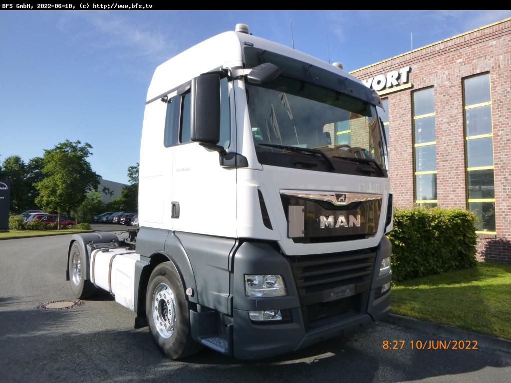 MAN TGX 18.500 4x2 BLS Leder, Hydraulik - Tracteur routier: photos 1 MAN TGX 18.500 4x2 BLS Leder, Hydraulik - Tracteur routier: photos 1