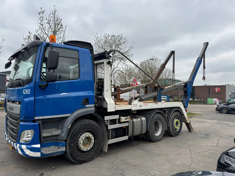 DAF CF 400 6X2 - EURO 6 + VDL P-18 + REMOTE + LIFT AXLE - Camion multibenne: photos 1 DAF CF 400 6X2 - EURO 6 + VDL P-18 + REMOTE + LIFT AXLE - Camion multibenne: photos 1