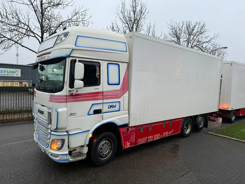 DAF XF 510 6X2 - EURO 6 + RETARDER + ZEPRO LIFT + REMOTE - Camion fourgon: photos 1 DAF XF 510 6X2 - EURO 6 + RETARDER + ZEPRO LIFT + REMOTE - Camion fourgon: photos 1