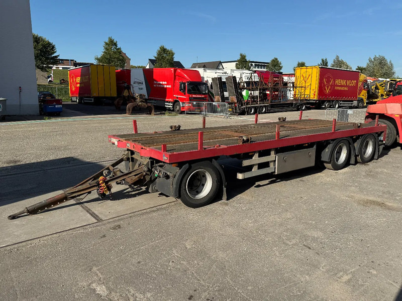 GS Meppel AC 2800 - 3 AXLE - SAF + LIFTING AXLE - Remorque plateau: photos 1 GS Meppel AC 2800 - 3 AXLE - SAF + LIFTING AXLE - Remorque plateau: photos 1