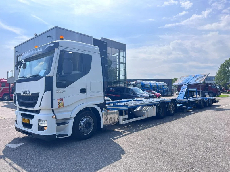 Iveco Stralis 460 6X2 EURO 6 + GS MEPPEL - TRUCK-TRANSPORTER - Camion porte-voitures: photos 3 Iveco Stralis 460 6X2 EURO 6 + GS MEPPEL - TRUCK-TRANSPORTER - Camion porte-voitures: photos 3