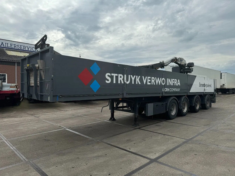 Kwb 2 LIFT + 2 STUURASSEN KENNIS 14000-2 R HYDRAULISCHE - Semi-remorque plateau: photos 1 Kwb 2 LIFT + 2 STUURASSEN KENNIS 14000-2 R HYDRAULISCHE - Semi-remorque plateau: photos 1