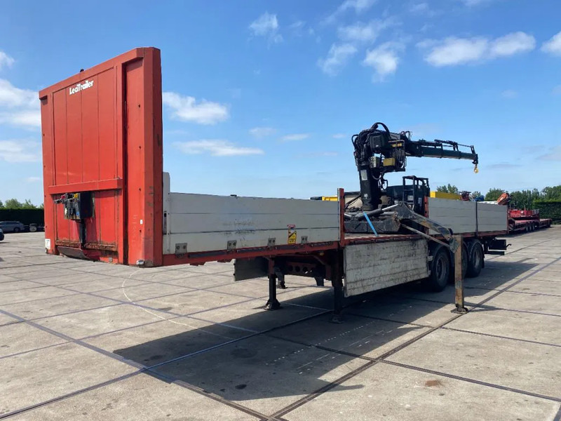 Lecitrailer MET HIAB R165 F3 - Semi-remorque plateau: photos 1 Lecitrailer MET HIAB R165 F3 - Semi-remorque plateau: photos 1