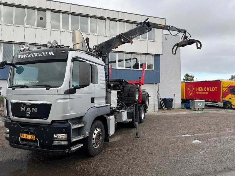 MAN TGS 33.480 6X4 + HIAB 251S.82 + TRAILER 2 AXLE KRAEMER - Camion grue: photos 3 MAN TGS 33.480 6X4 + HIAB 251S.82 + TRAILER 2 AXLE KRAEMER - Camion grue: photos 3
