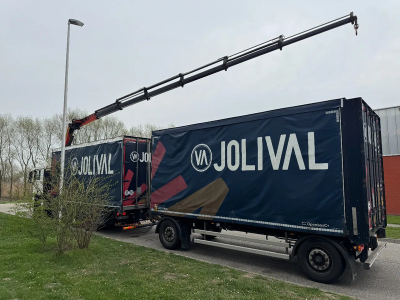 MAN TGX 26.480 6X2 - EURO 6 + PALFINGER PK20002 + REMOTE + LECITRAILER HANGER - Camion à rideaux coulissants, Camion grue: photos 3 MAN TGX 26.480 6X2 - EURO 6 + PALFINGER PK20002 + REMOTE + LECITRAILER HANGER - Camion à rideaux coulissants, Camion grue: photos 3