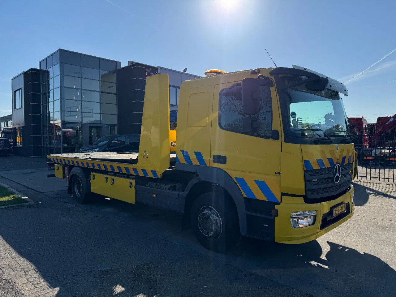 Remorqueuse Mercedes-Benz Atego 1524 4X2 EURO 6 FALKOM DOUBLE DECK + WINCH: photos 11