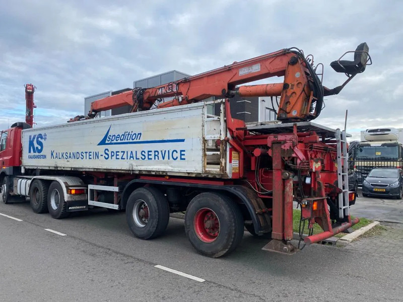 Semi-remorque plateau Orthaus 2 ASSIGE STEERING AXEL MKG HLK 330 VG CRANE: photos 8