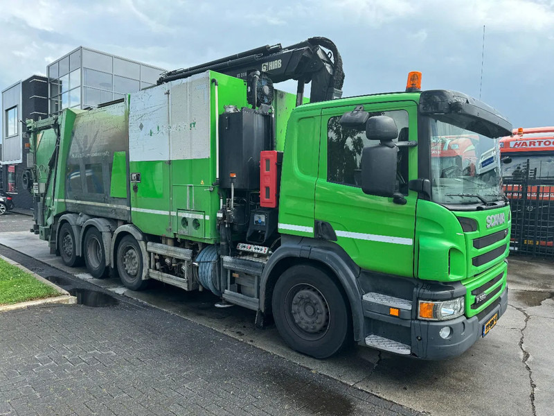 Scania P360 8X2 - HIAB 211BW-3 + FAUN VARIOPRESS - ONLY 198.135 KM - Camion grue: photos 5 Scania P360 8X2 - HIAB 211BW-3 + FAUN VARIOPRESS - ONLY 198.135 KM - Camion grue: photos 5