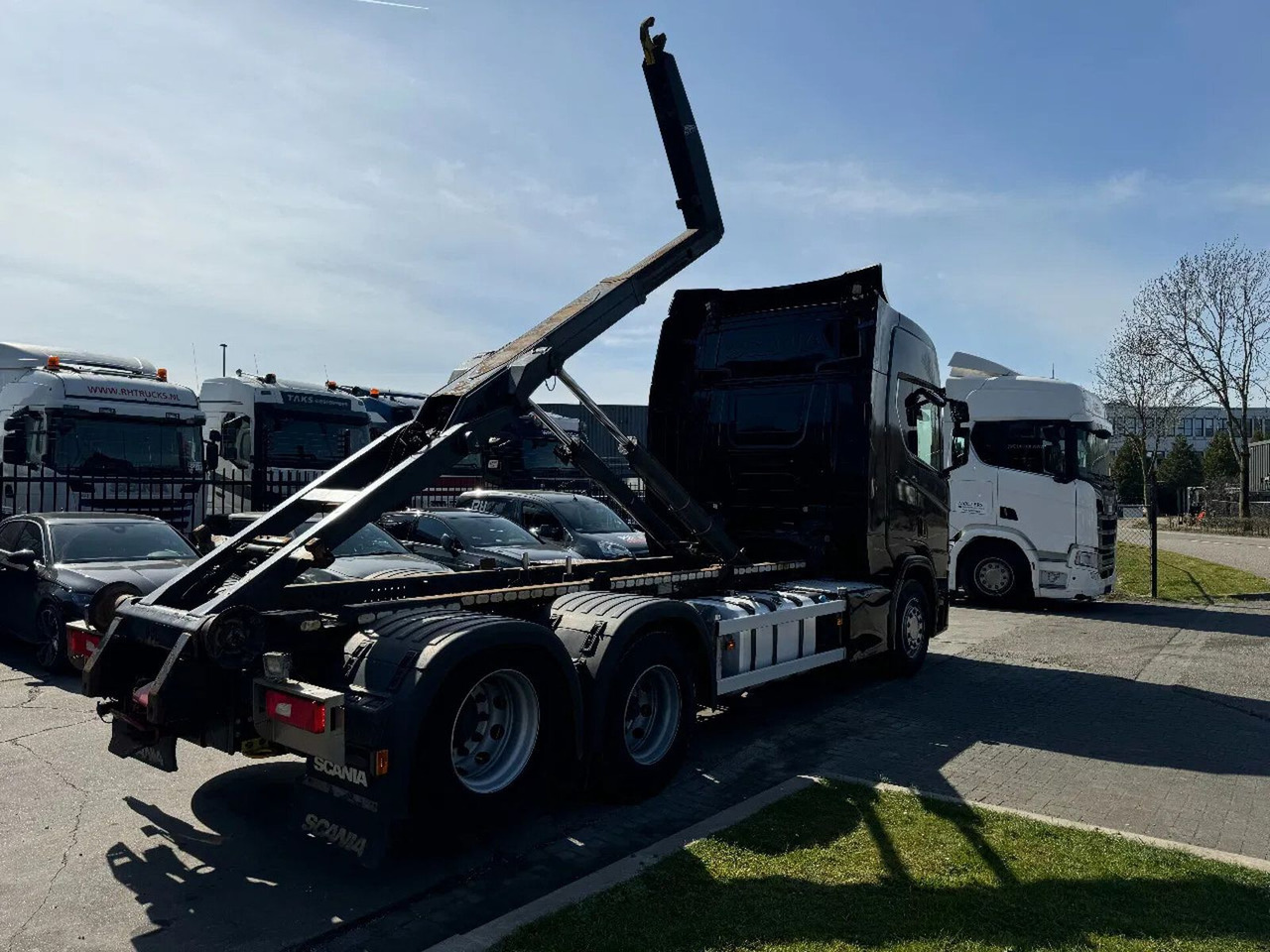 Camion ampliroll Scania R580 V8 6X2 VDL HOOK 20T RETARDER EURO 6 2 UNITS: photos 8
