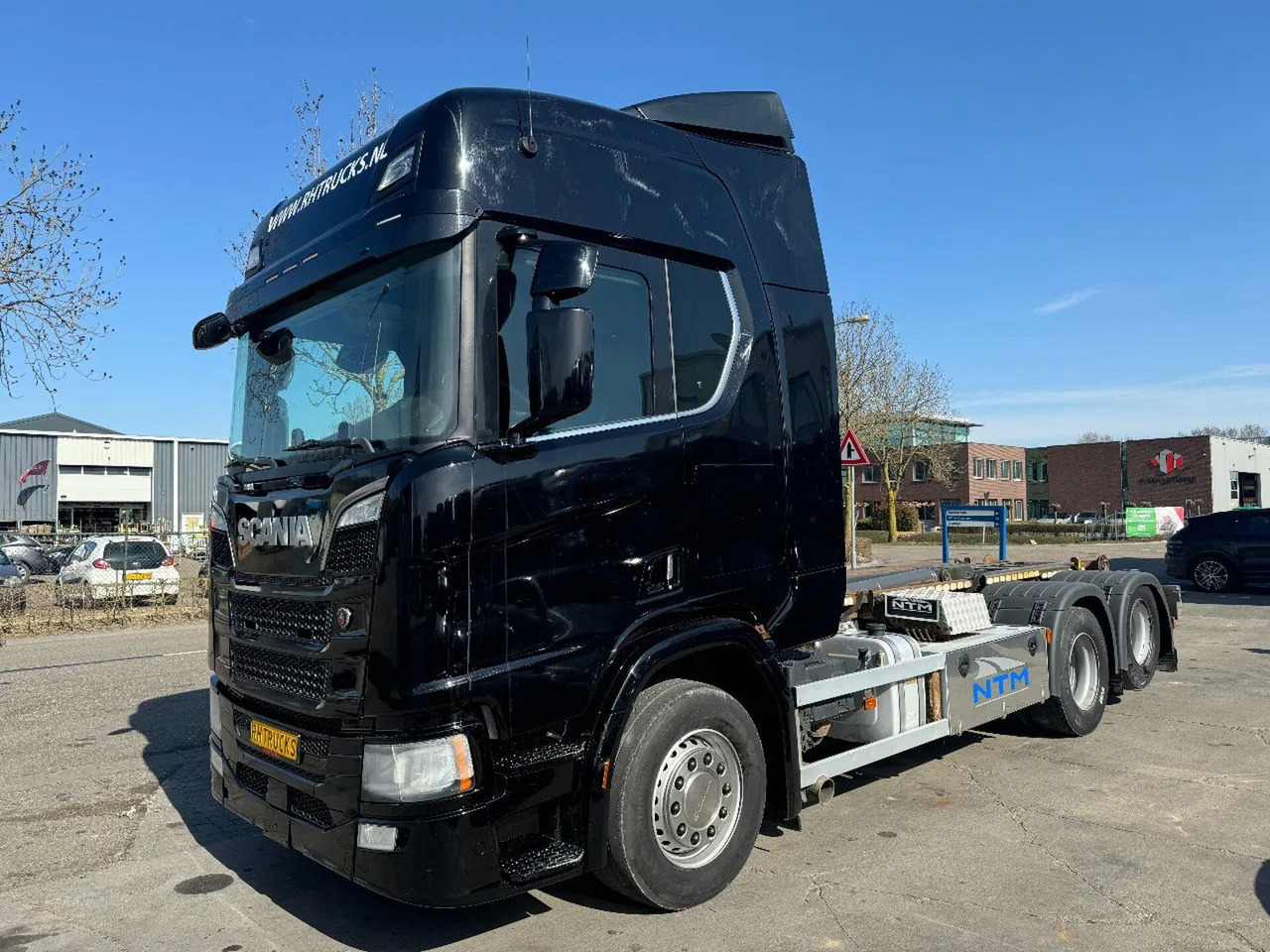 Camion ampliroll Scania R580 V8 6X2 VDL HOOK 20T RETARDER EURO 6 2 UNITS: photos 12