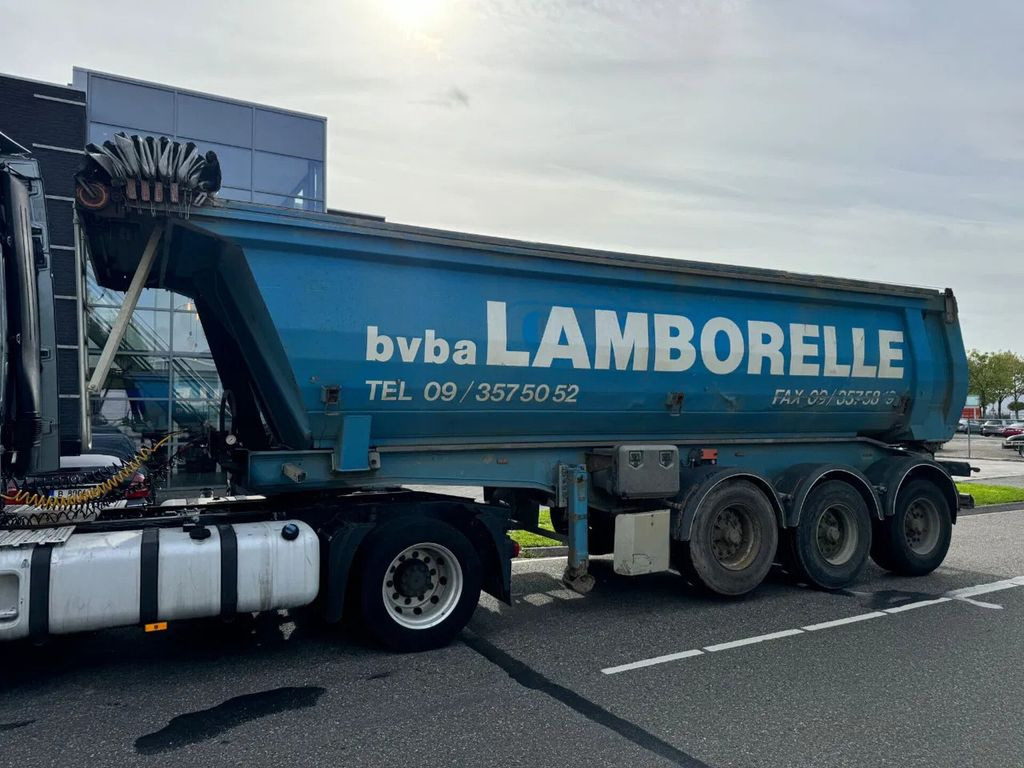 Turbo's Hoet KIPPER - 3 AXLE BPW + LIFTING AXLE - Semi-remorque rideaux coulissants: photos 1 Turbo's Hoet KIPPER - 3 AXLE BPW + LIFTING AXLE - Semi-remorque rideaux coulissants: photos 1
