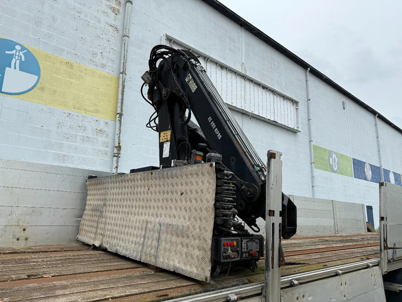 Van Hool VHLO-205 AN, HIAB 099E-1HIPRO REMOTE CONTROLE - Semi-remorque plateau: photos 4 Van Hool VHLO-205 AN, HIAB 099E-1HIPRO REMOTE CONTROLE - Semi-remorque plateau: photos 4