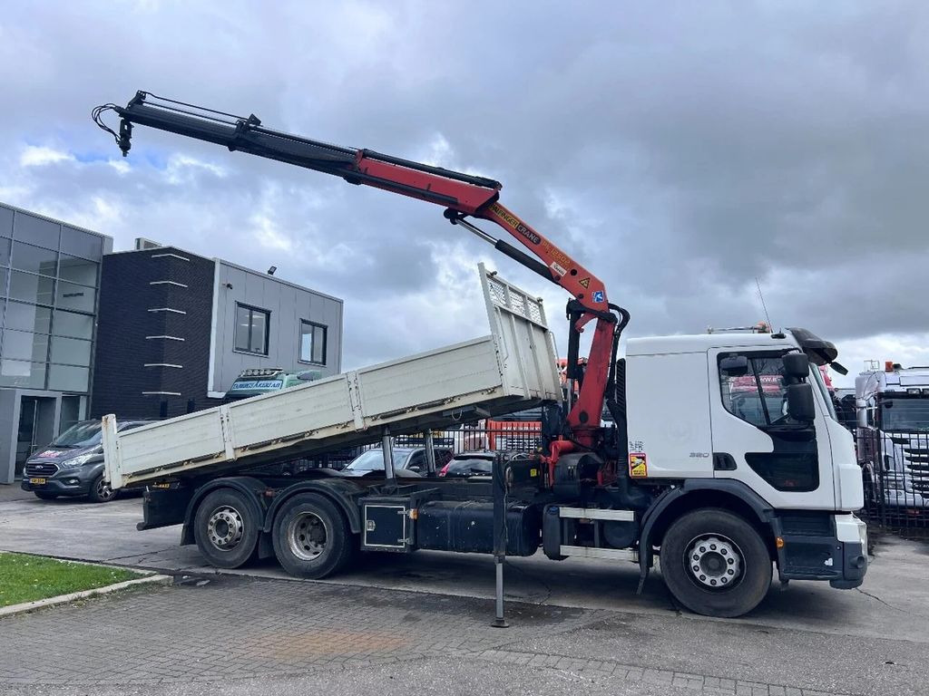 Volvo FE 320 6X2 KIPPER + PALFINGER PK12502 + REMOTE + - Camion benne, Camion grue: photos 2 Volvo FE 320 6X2 KIPPER + PALFINGER PK12502 + REMOTE + - Camion benne, Camion grue: photos 2