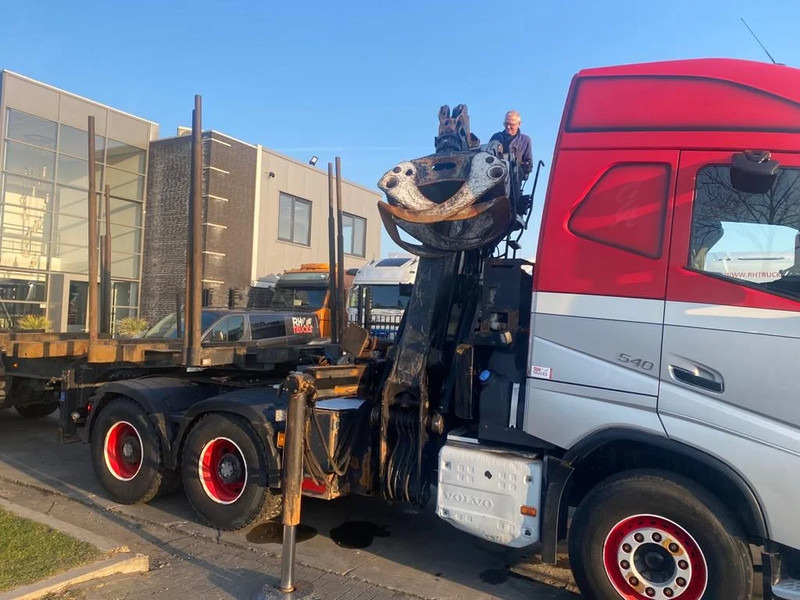Camion grumier, Camion grue Volvo FH 540 6X4 EURO 6 + EPSILON S260Z96 + TRAILER 4 AXLE DOLL: photos 11
