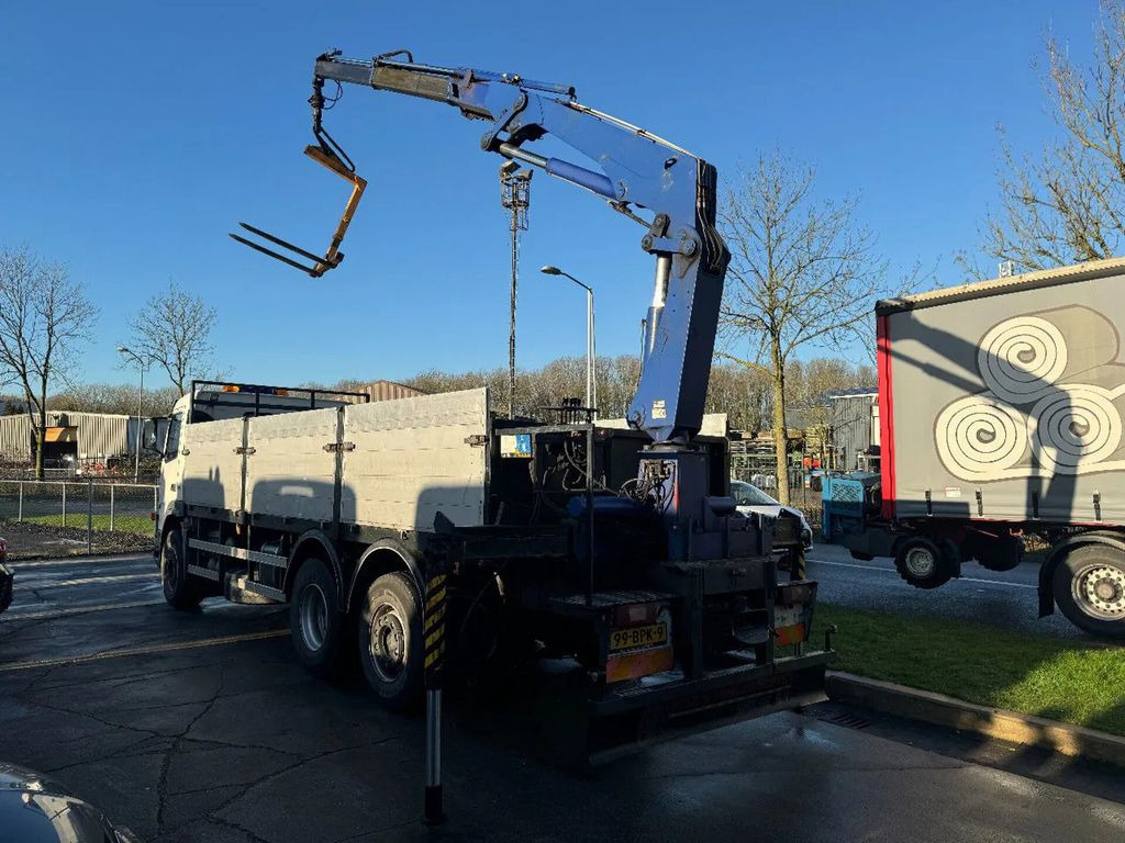 Camion grue, Camion plateau Volvo FM 340 6X2 EFFER 140 2S EURO 3: photos 9