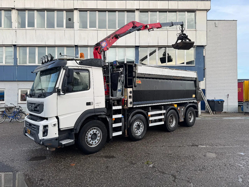 Volvo FMX 420 8X4 HMF 1643Z2 + REMOTE CONTROL + HYVA KIPPER - Camion benne, Camion grue: photos 5 Volvo FMX 420 8X4 HMF 1643Z2 + REMOTE CONTROL + HYVA KIPPER - Camion benne, Camion grue: photos 5