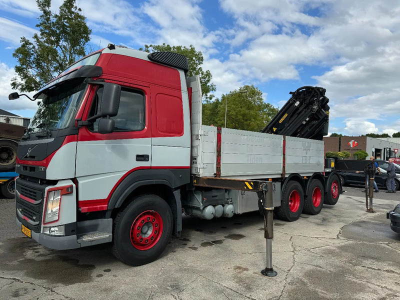 Camion grue Volvo FMX 460 8X4 PALFINGER PK53002 + FLY JIP AN REMOTE CONTROLE, LAST AXEL STEERING: photos 17