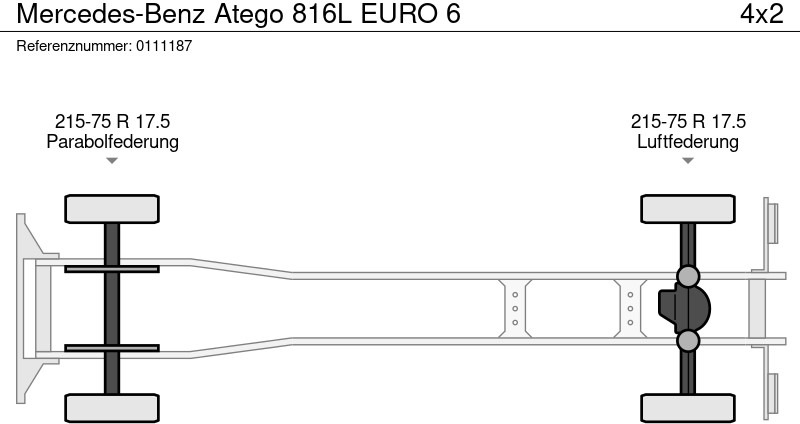 Camion fourgon Mercedes-Benz Atego 816L EURO 6: photos 12