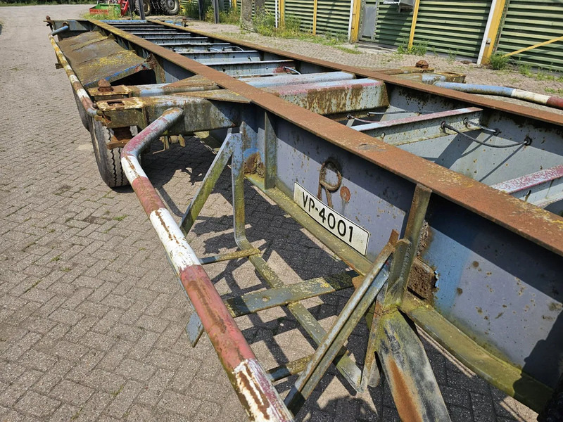Semi-remorque porte-conteneur/ Caisse mobile Fruehauf 2 axle - Steelspring - widespread: photos 10