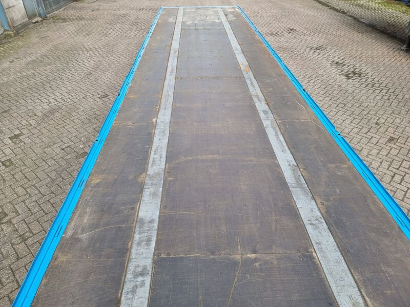 Remorque plateau Van Hool 13.60 M LONG - 1 M HIGH - SUPER SINGLE TIRES - DRUM BRAKES: photos 7 Remorque plateau Van Hool 13.60 M LONG - 1 M HIGH - SUPER SINGLE TIRES - DRUM BRAKES: photos 7