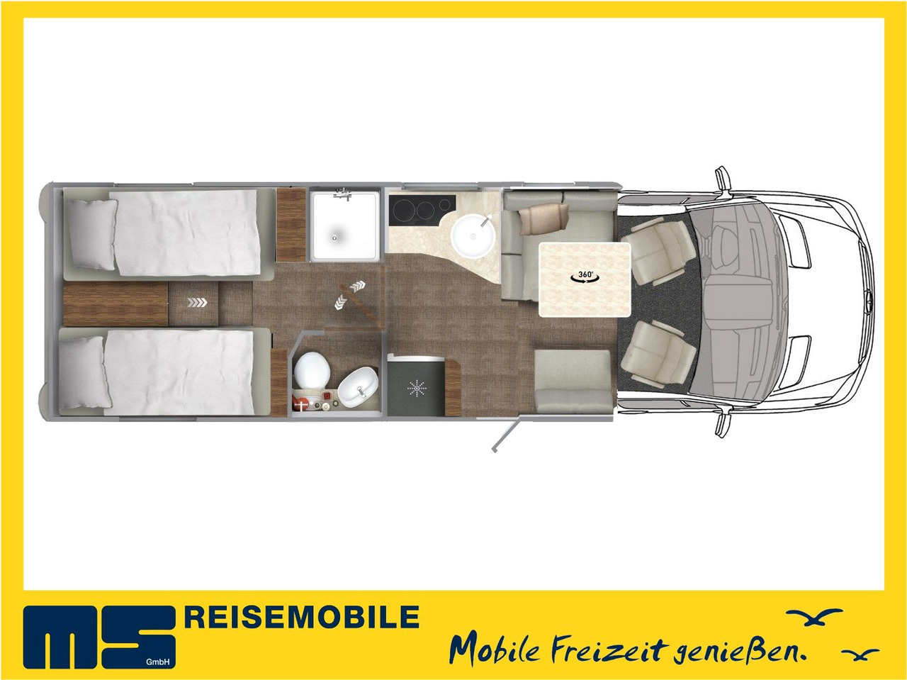 Eura Mobil CONTURA 766 EB / LUMINARY PAKET / EINZELBETTEN - Camping-car profilé: photos 2 Eura Mobil CONTURA 766 EB / LUMINARY PAKET / EINZELBETTEN - Camping-car profilé: photos 2