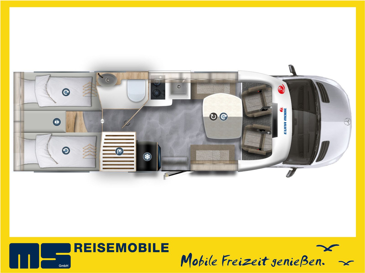 Eura Mobil PROFILA T 726 EF /-2025-/ MONDIAL PLUS & S-PAKET - Camping-car profilé: photos 2 Eura Mobil PROFILA T 726 EF /-2025-/ MONDIAL PLUS & S-PAKET - Camping-car profilé: photos 2