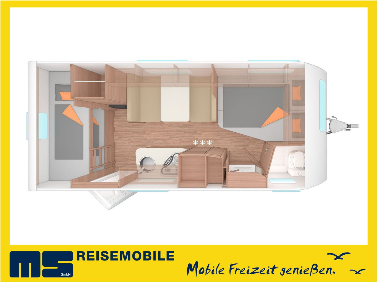 Weinsberg CARAONE 500 FDK -MODELL 2026- / 1700kg - Caravane: photos 2 Weinsberg CARAONE 500 FDK -MODELL 2026- / 1700kg - Caravane: photos 2