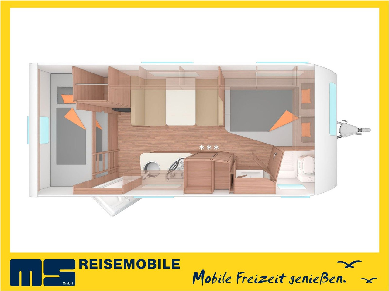 Weinsberg CARAONE 500 FDK -MODELL 2026- / 1700kg - Caravane: photos 2 Weinsberg CARAONE 500 FDK -MODELL 2026- / 1700kg - Caravane: photos 2