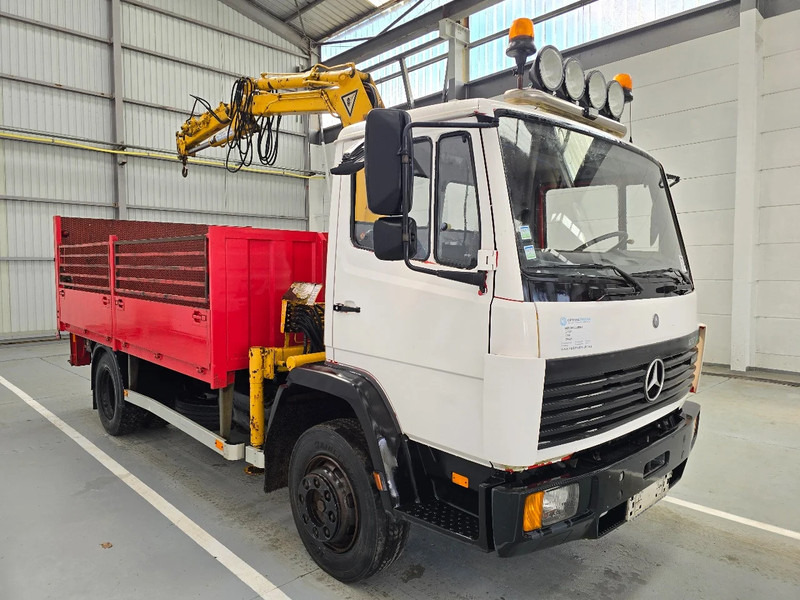 Mercedes-Benz E 1217 - BR 9 / LAMMES - BLATT - SPRING / EFFER KRAAN / DHOLLANDIA - Camion plateau, Camion grue: photos 3 Mercedes-Benz E 1217 - BR 9 / LAMMES - BLATT - SPRING / EFFER KRAAN / DHOLLANDIA - Camion plateau, Camion grue: photos 3
