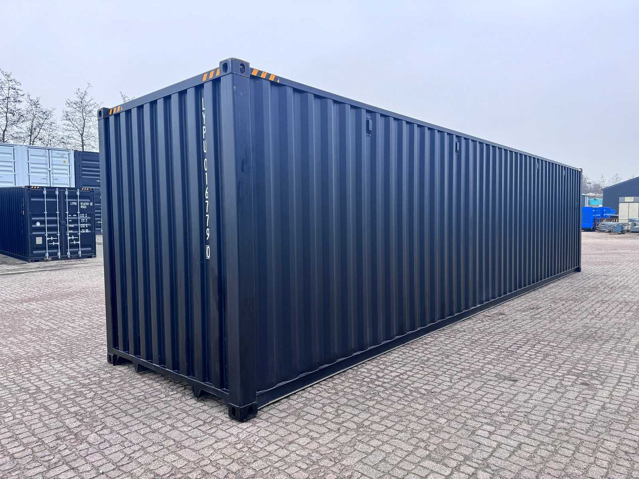 Conteneur maritime 40ft HQ High Cube shipping container with 3 side doors: photos 6