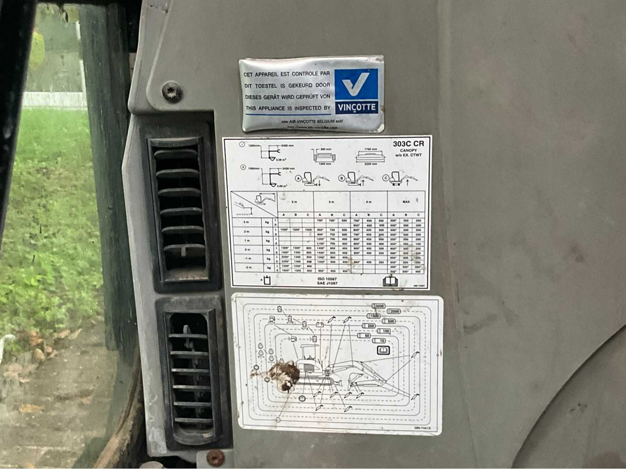 Mini pelle Caterpillar 303C CR: photos 39