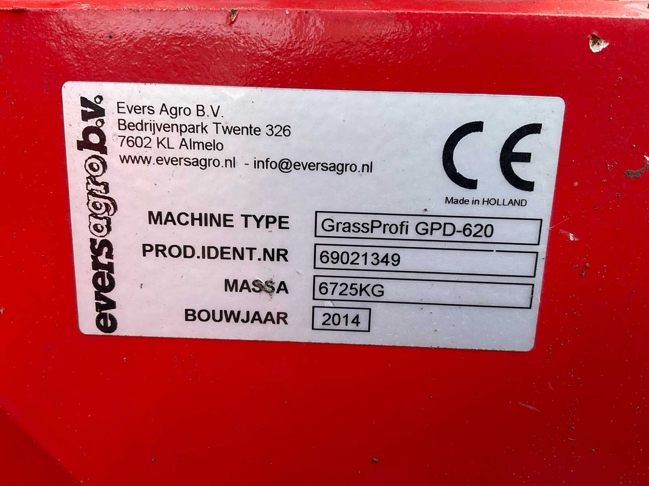 Outils du sol Evers GrassProfi GPD-620: photos 35