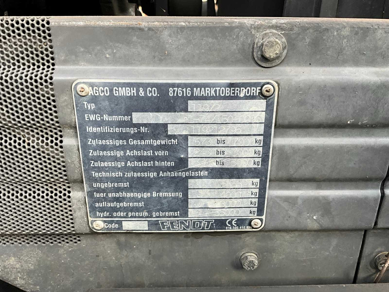 Tracteur agricole FENDT FARMER 309C TURBOMATIC ALL-WHEEL DRIVE AGRICULTURAL TRACTOR: photos 38
