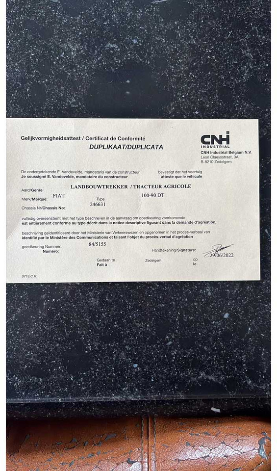Tracteur agricole Fiat 100-90 DT: photos 49 Tracteur agricole Fiat 100-90 DT: photos 49