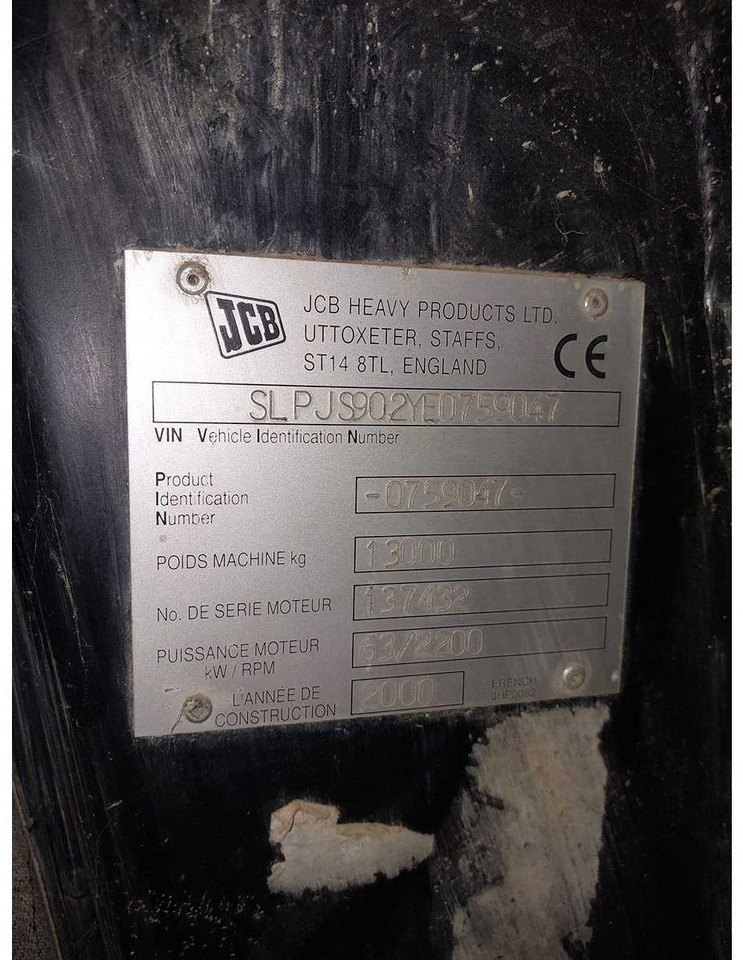 JCB - 2000 - JS130 - CRAWLER EXCAVATOR - Pelle: photos 5 JCB - 2000 - JS130 - CRAWLER EXCAVATOR - Pelle: photos 5