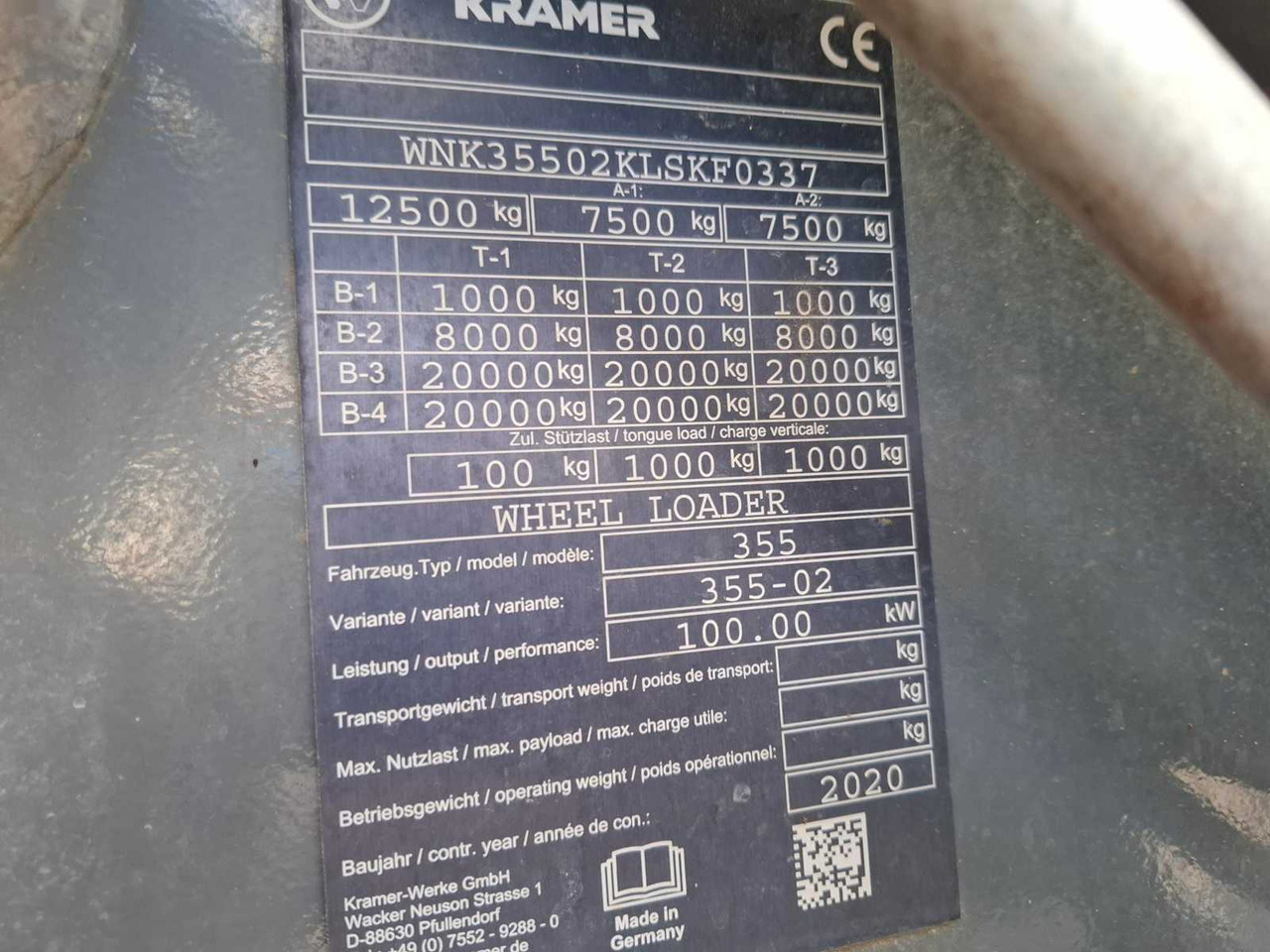 KRAMER 8155 KRAMER WHEEL LOADER - Chargeuse sur pneus: photos 4 KRAMER 8155 KRAMER WHEEL LOADER - Chargeuse sur pneus: photos 4