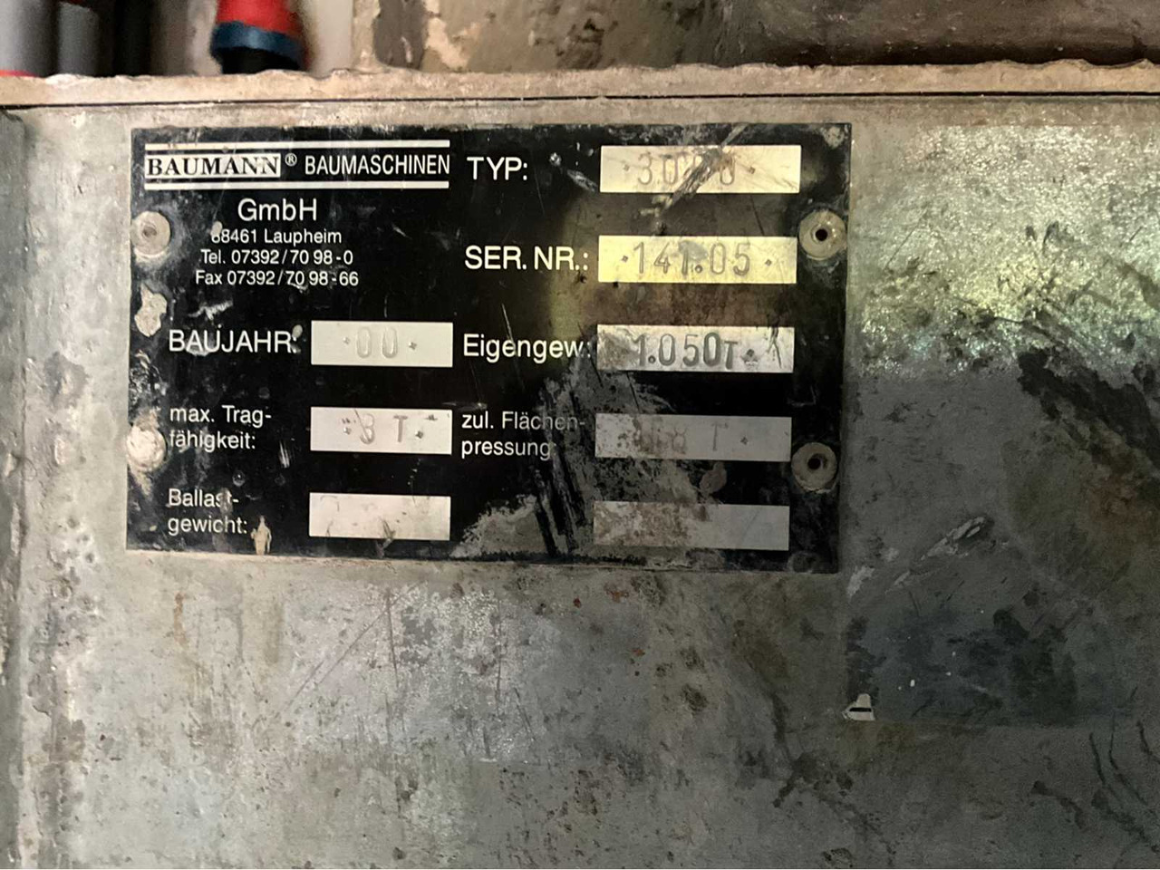 Baumann Typ 3000 - Pièces de rechange pour Chariot latéral: photos 4 Baumann Typ 3000 - Pièces de rechange pour Chariot latéral: photos 4