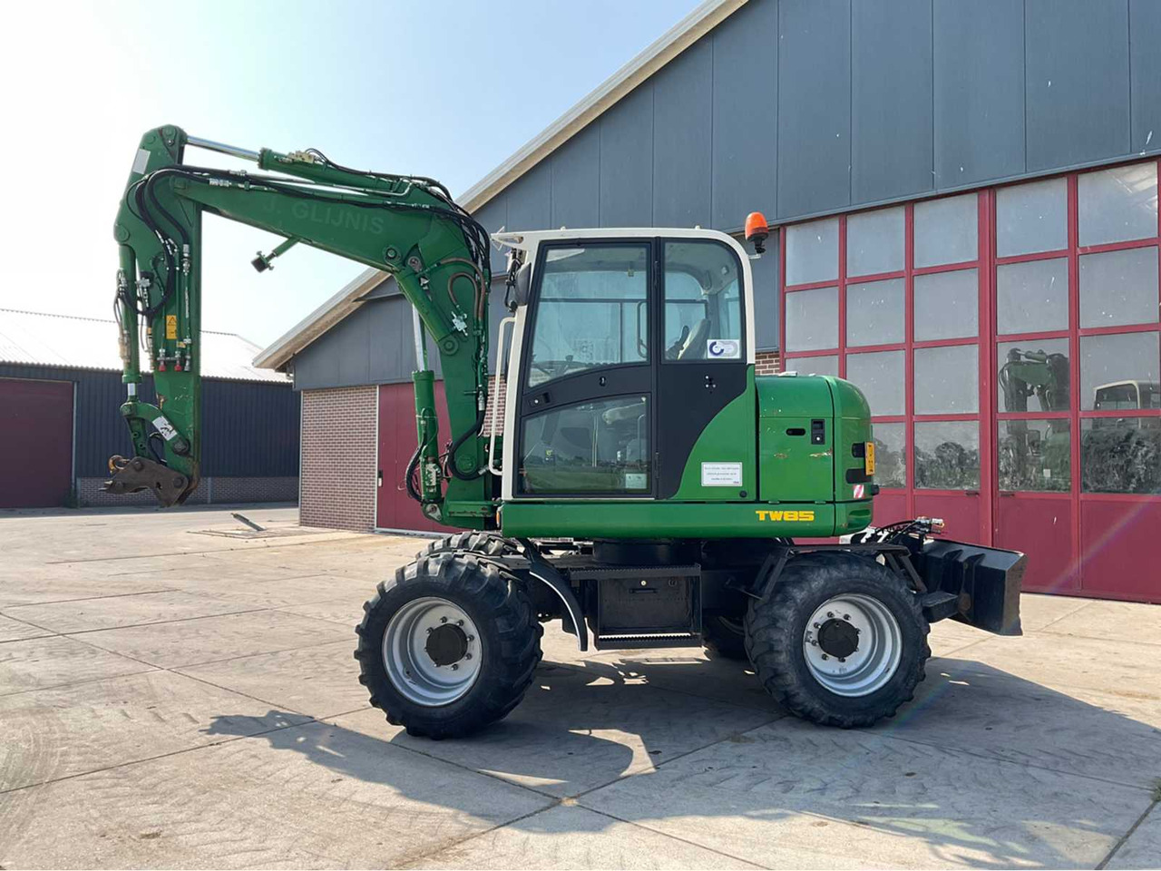 Terex TW85 - Pelle sur pneus: photos 5 Terex TW85 - Pelle sur pneus: photos 5