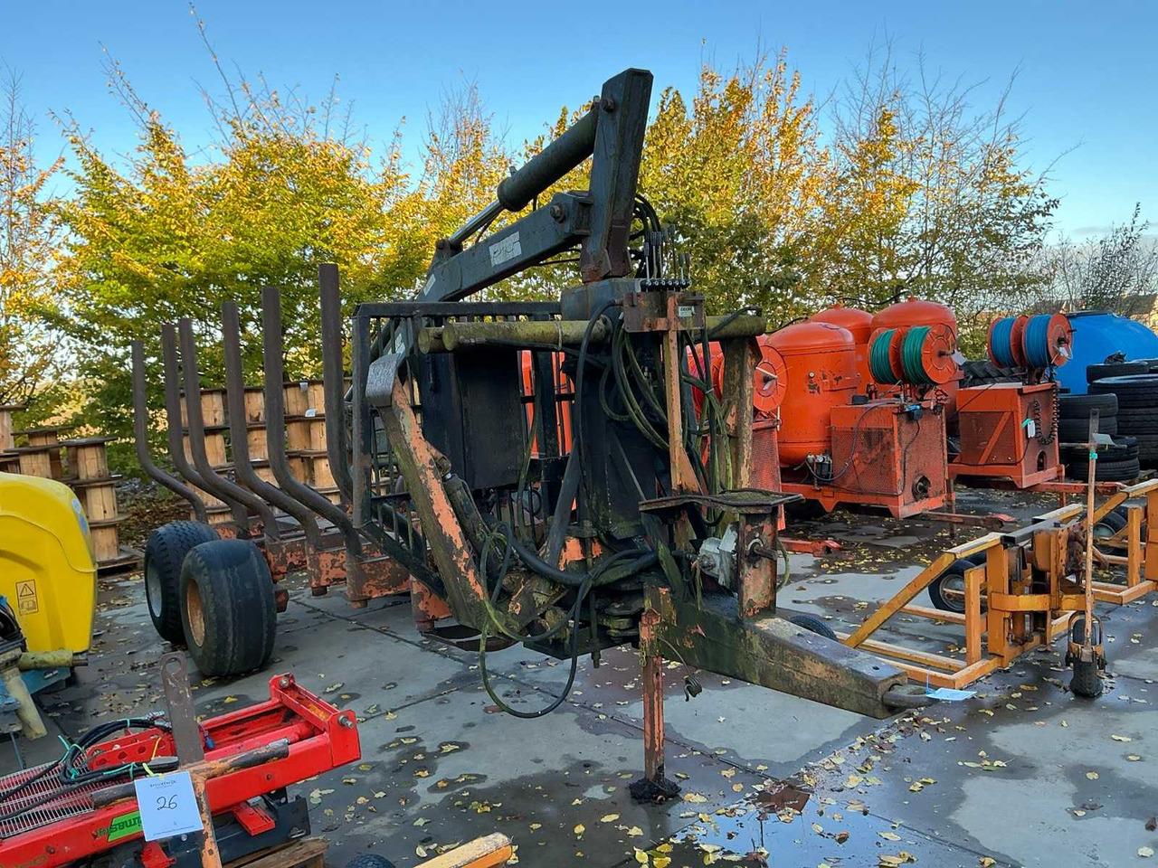 Tree transport trailer - Remorque agricole: photos 2 Tree transport trailer - Remorque agricole: photos 2